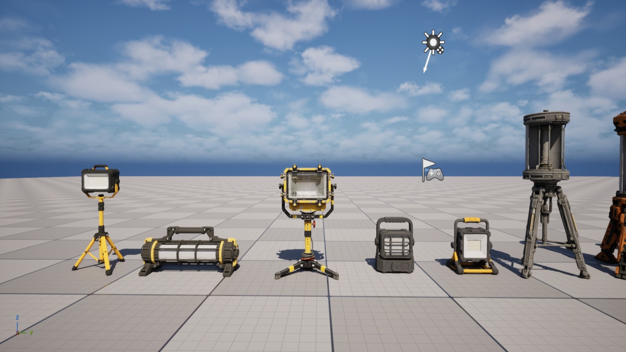 Media 1 for listing Industrial Light Props Pack