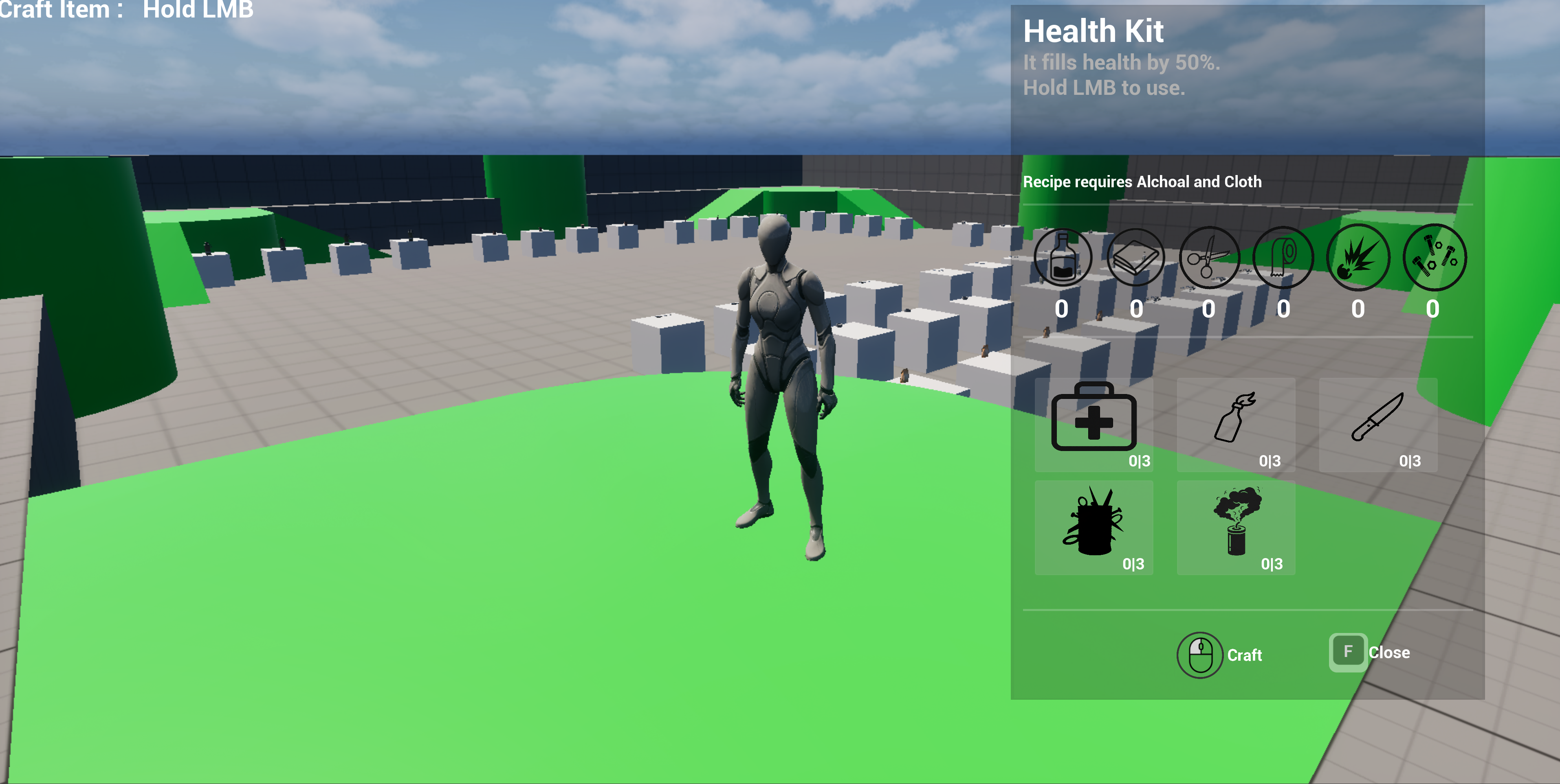 Advanced Modular Inventory & Crafting System , & Basic Interaction ...