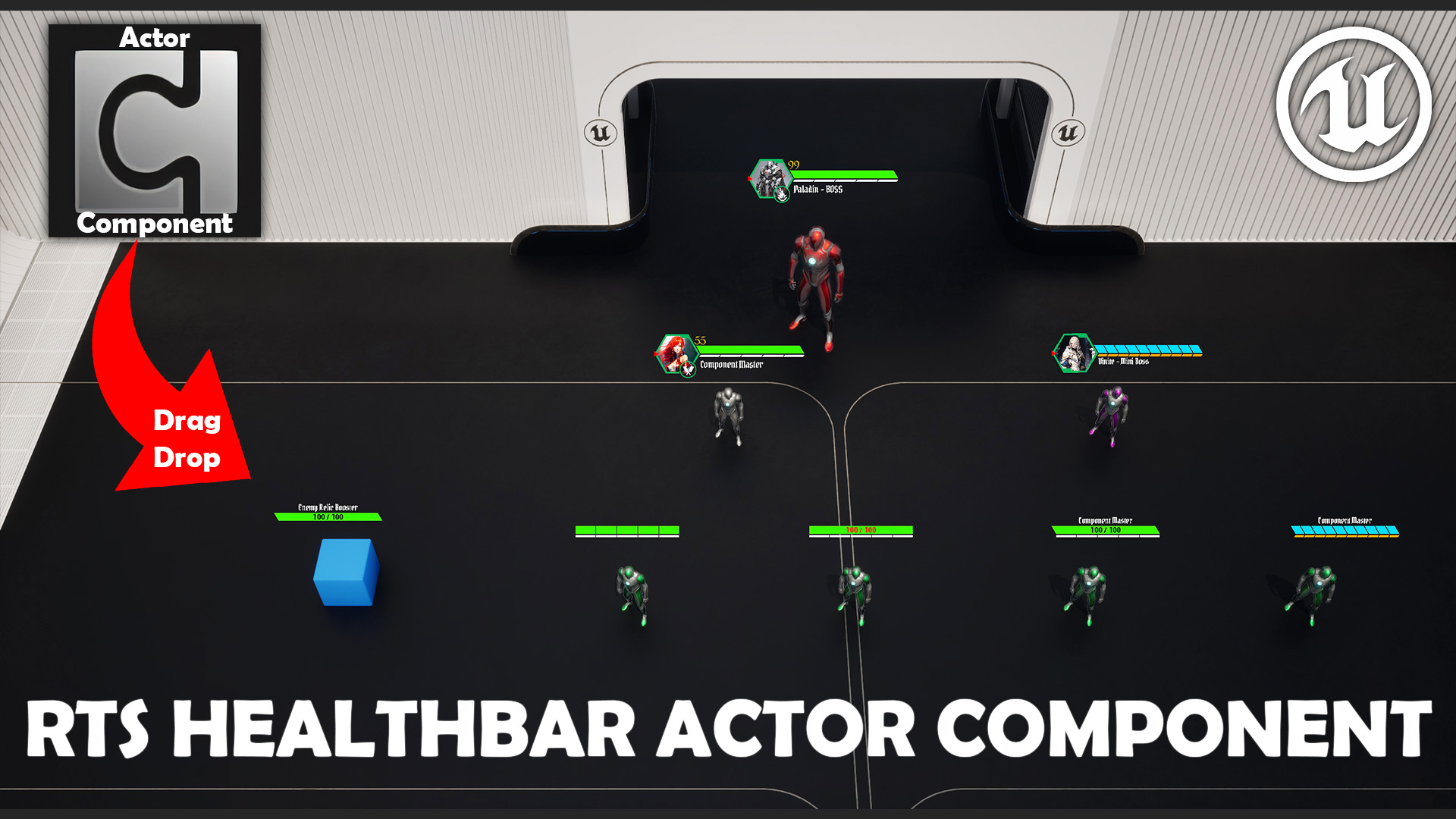 RTS Healthbar Actor Component | Fab