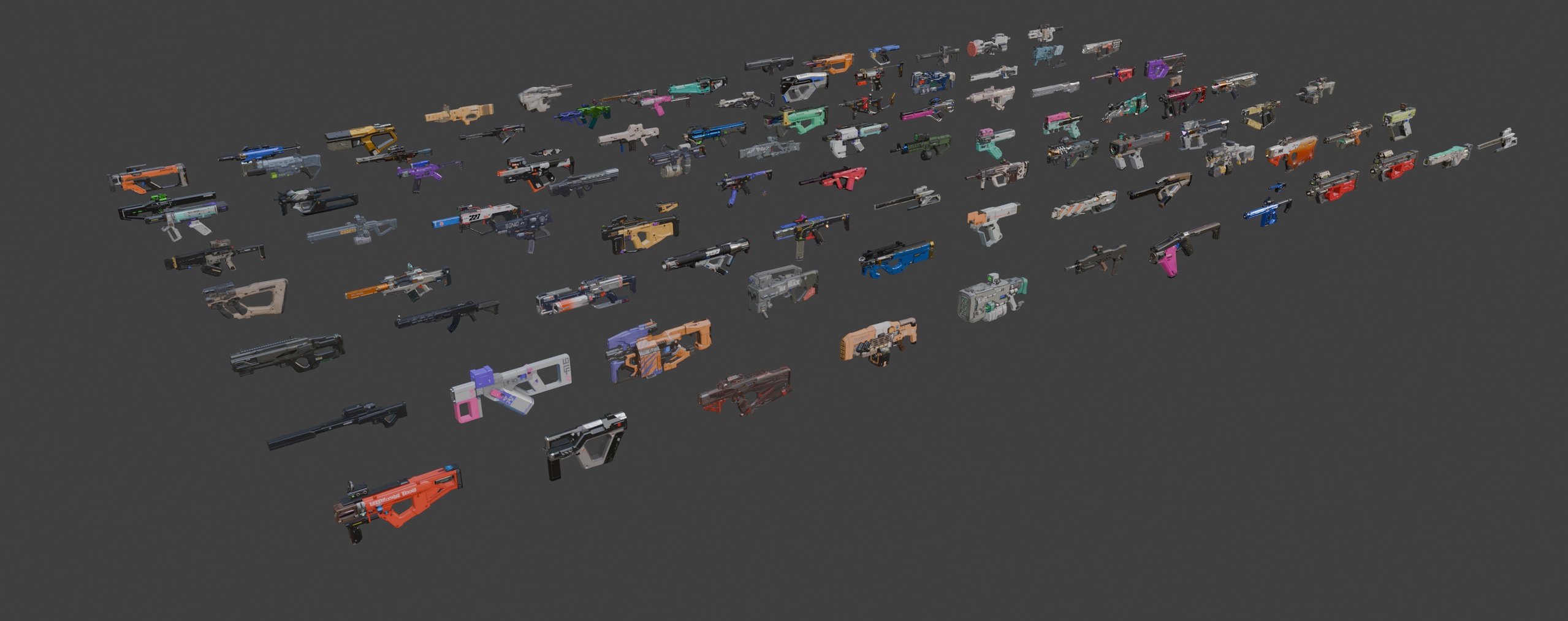 weapons set 1 - 94 items | Fab
