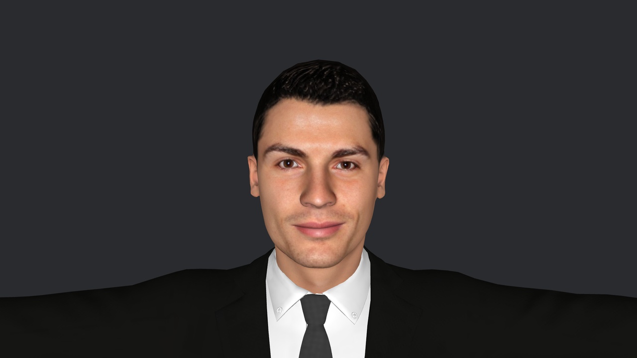 Media 1 for listing Cristiano Ronaldo Hyper Realistic Full Body Fully Rigged 3D Character