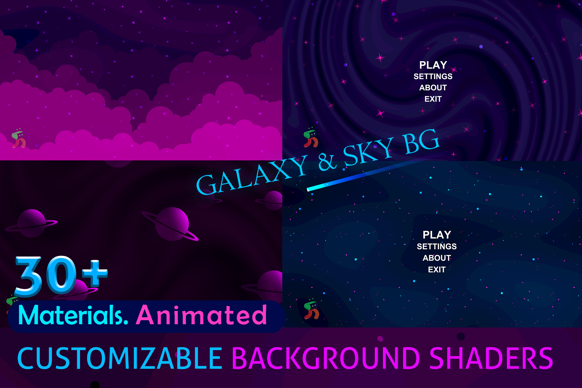 BG Galaxy Shader for Unity | Fab
