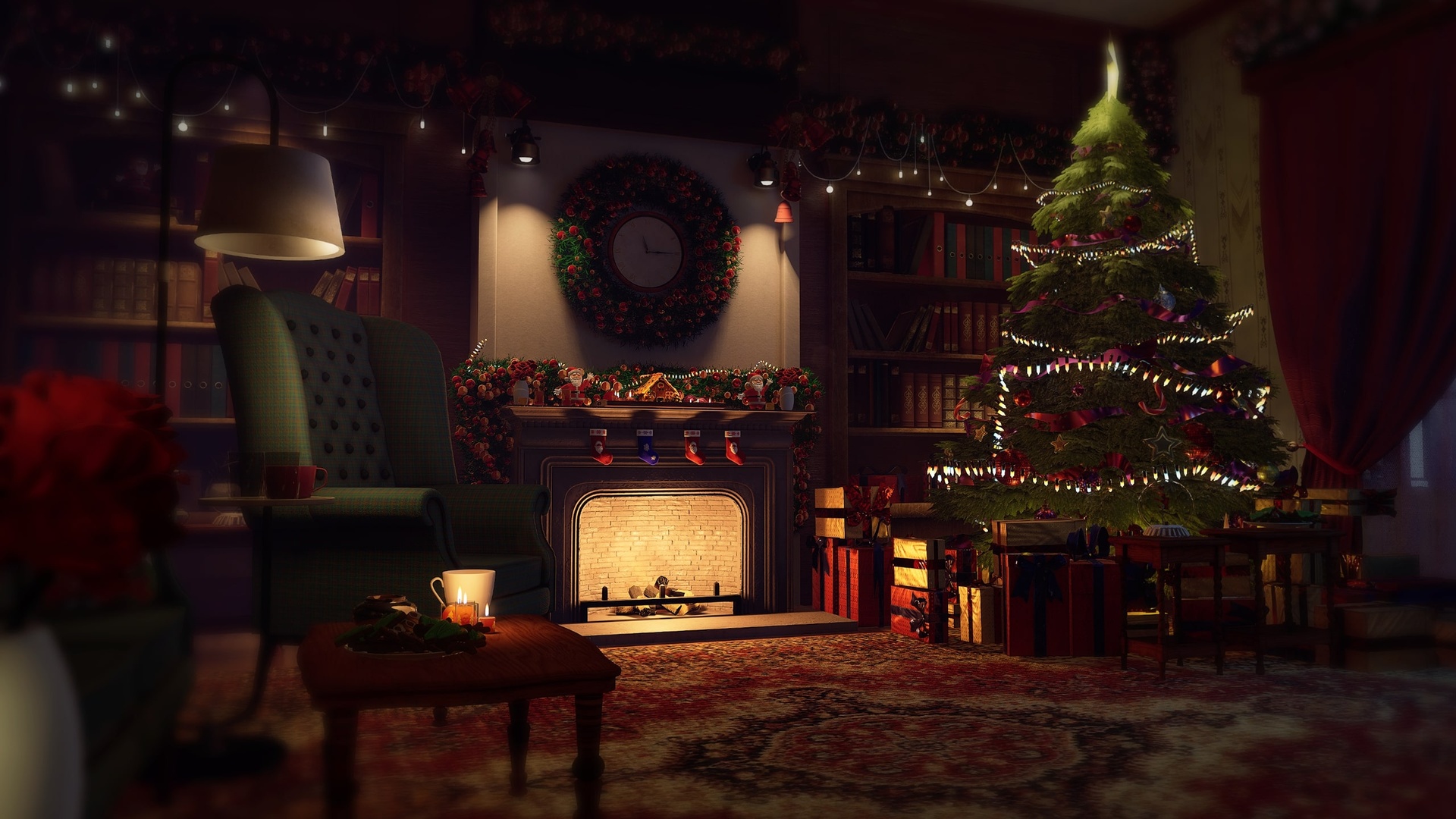 Media 1 for listing Christmas Living Room