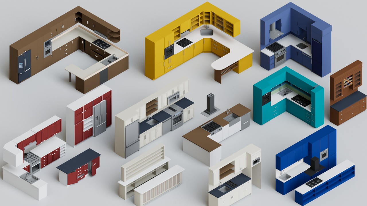 2500 Interior Realistic Furniture Ultimate Mega Pack Collections | Fab