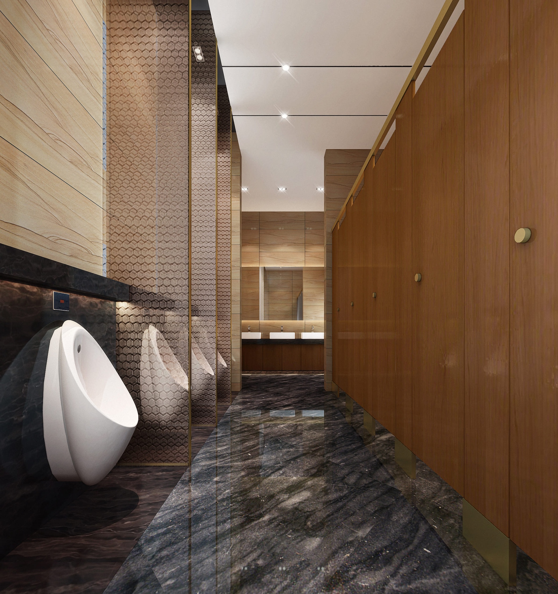 Media 1 for listing Modern Commercial Restroom | Luxury Bathroom