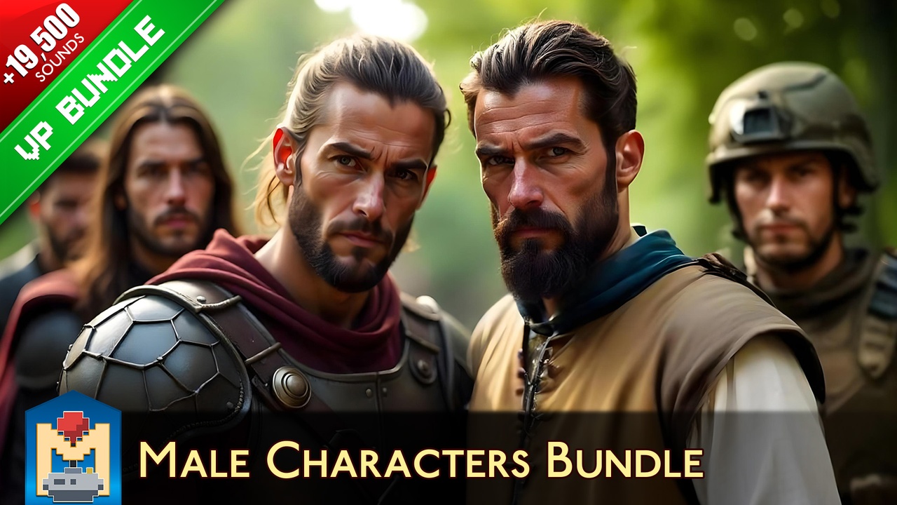 商品 Male Characters Bundle 的媒体 1
