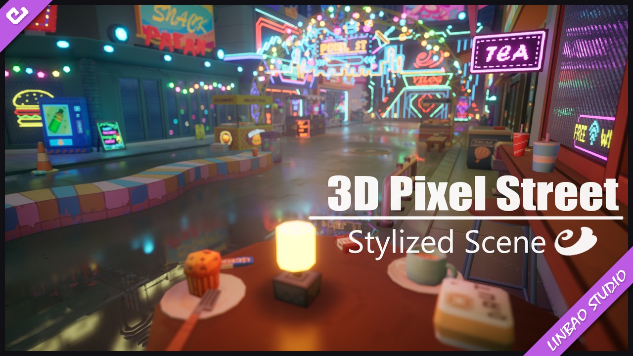 Media 1 for listing 3D Pixel Street