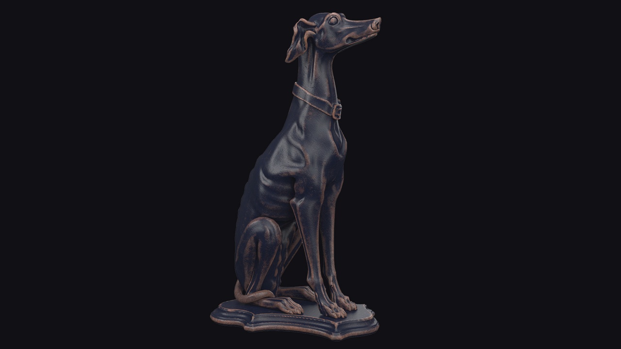 Media 1 for listing Dog Statue