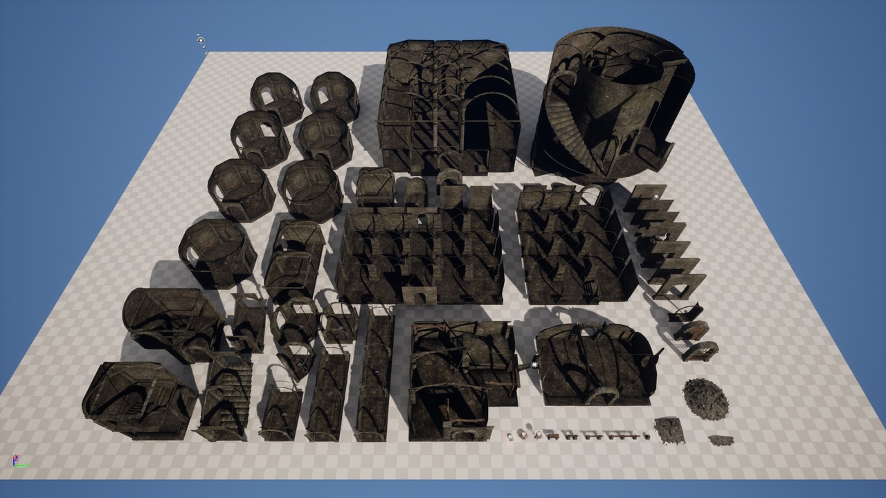 Media 1 for listing Dungeon Interior Tile set