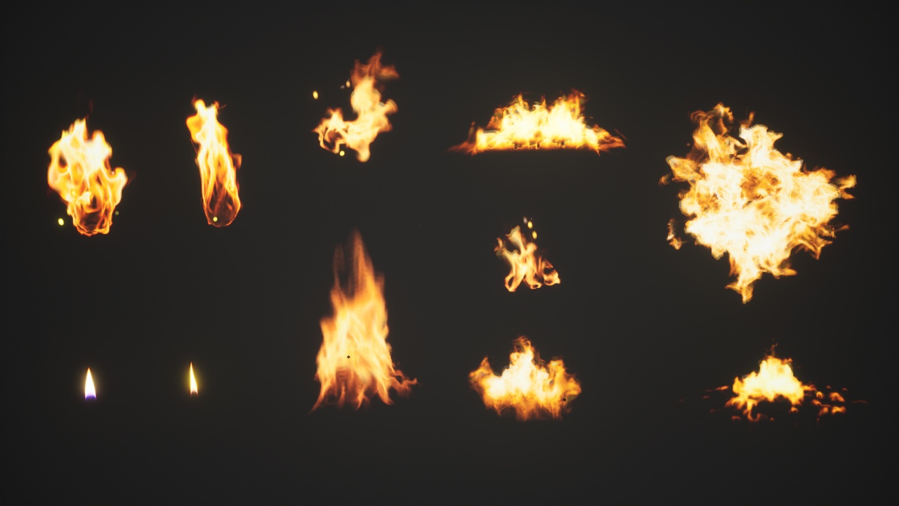 Media 1 for listing Realistic Fire VFX Pack
