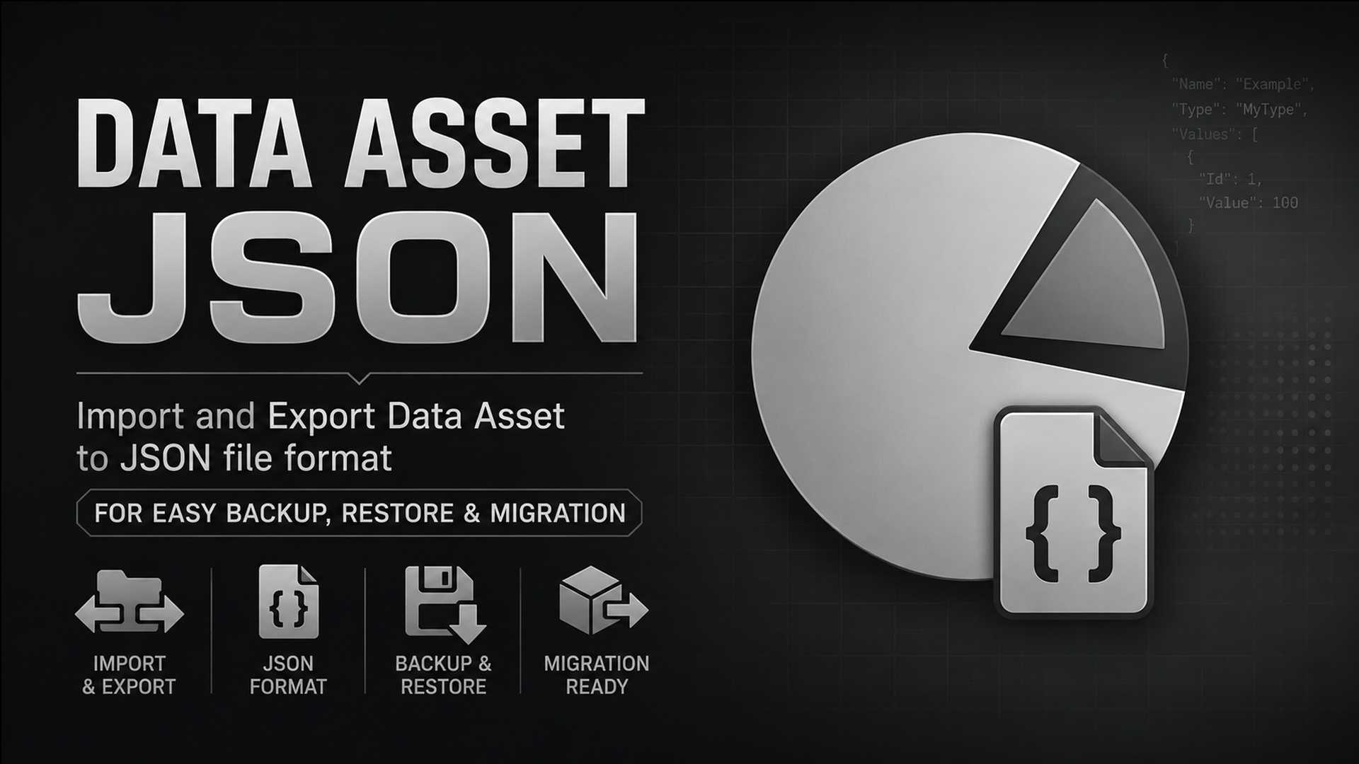Data Assets Json Export Import | Fab