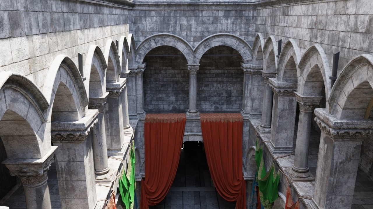 Media 1 for listing Sponza Atrium  - PBR 3D Scene