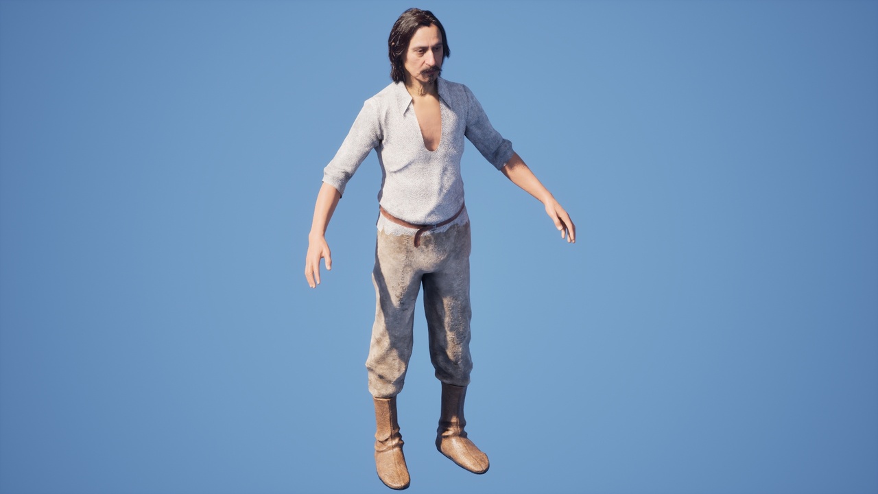 Media 1 for listing Medieval Peasant Set 01 - MHPKG