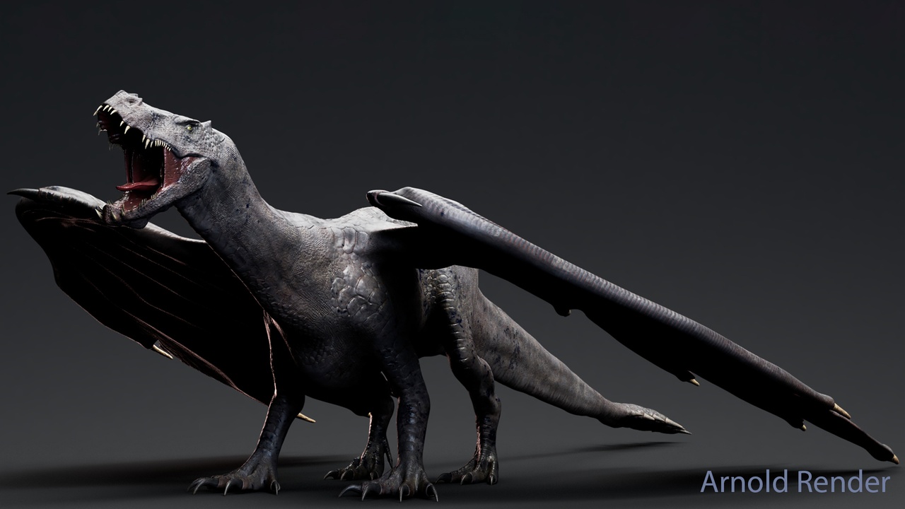 Media 1 for listing Dinosaur Iron Fire Dragon