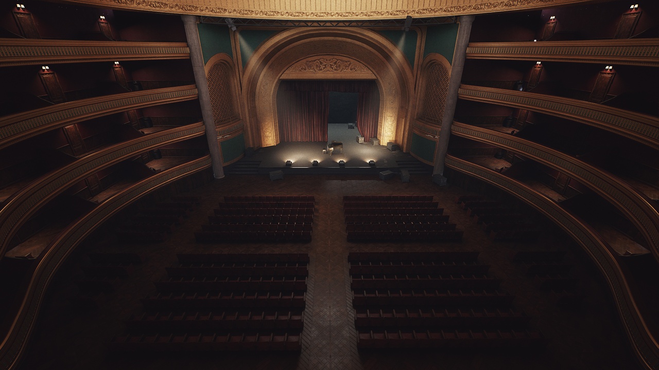 Concert Hall Interior Environment ( Concert Hall Interior Exhibition Theater )