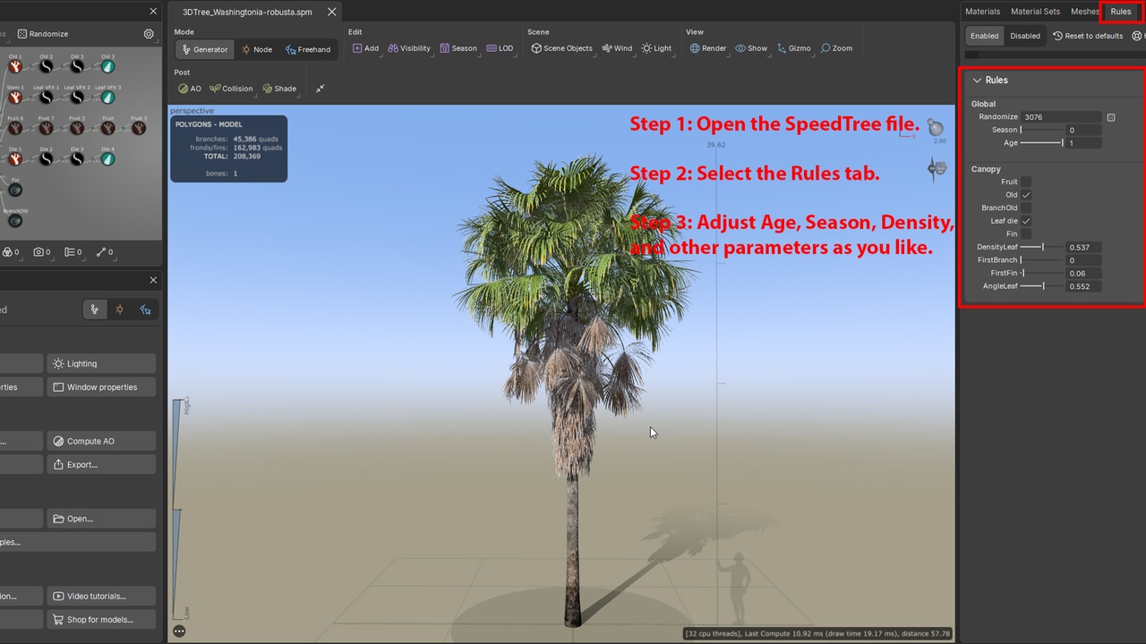 Media 1 for listing Collection 44 - Palm Garden (SpeedTree)