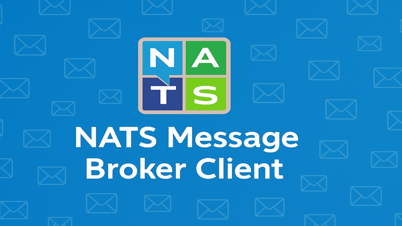 NATS Message Broker Client 제품 등록을 위한 미디어 1개