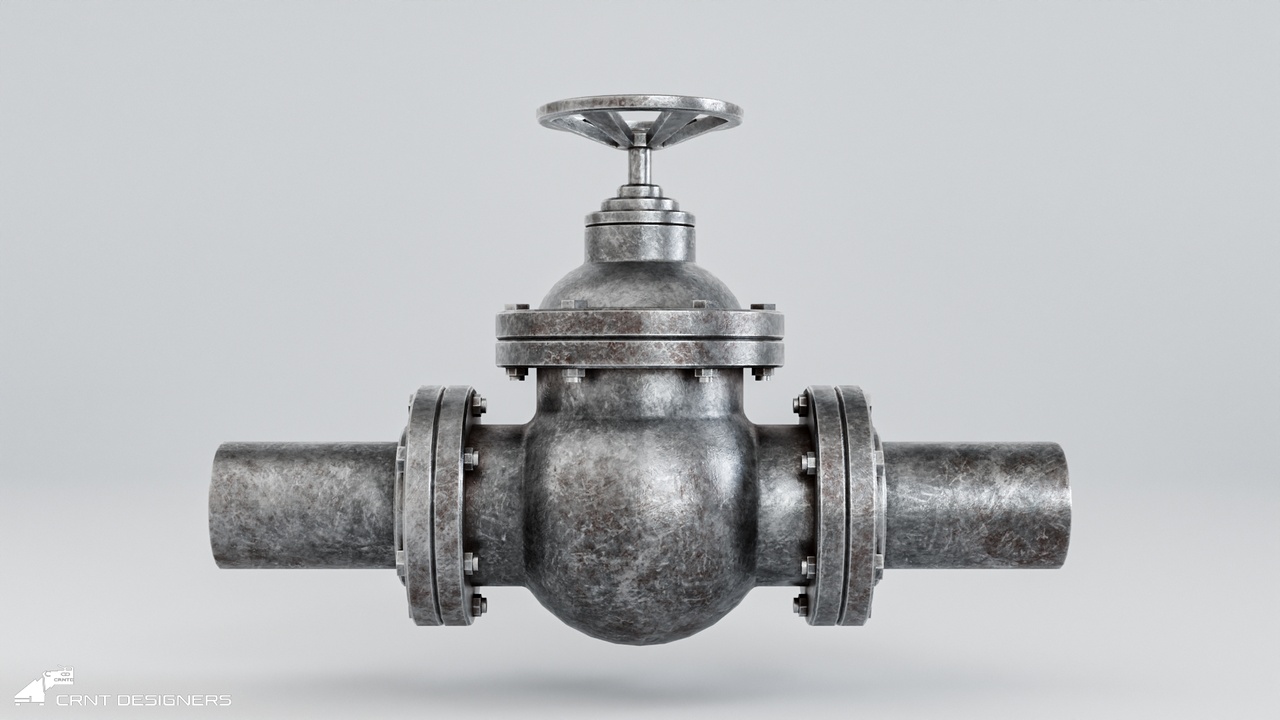 Media 1 for listing Industrial Gate Valve - UE4 And UE5 Optimized - Lowpoly 3D model