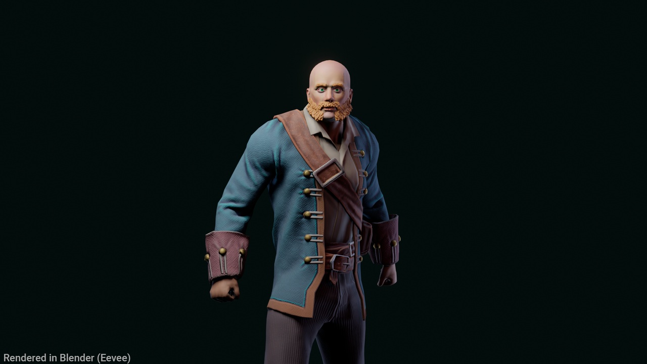 Media 1 for listing Stylized Pirate 5