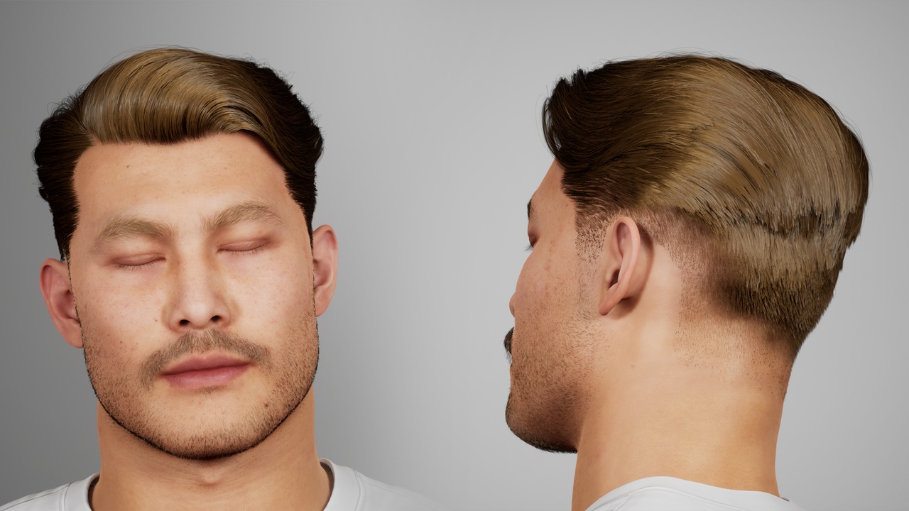 Media 1 for listing MetaHair 60- Groom hair for Metahuman