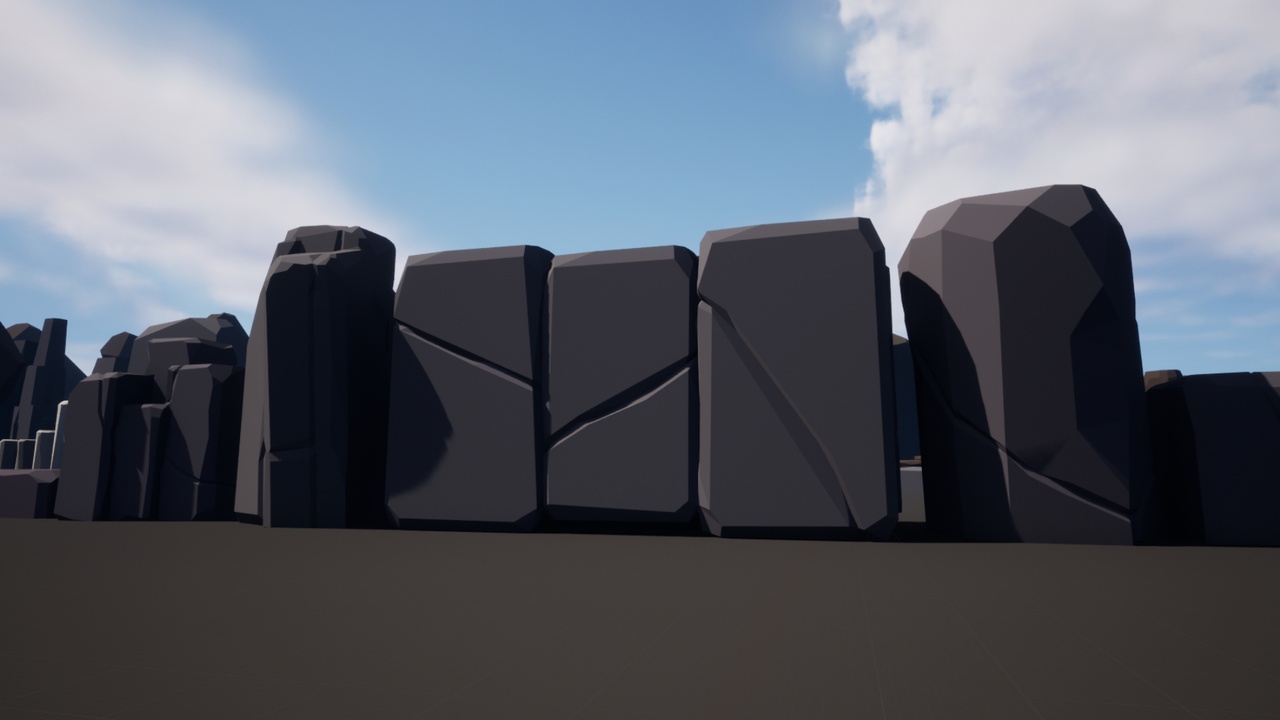 Media 1 for listing Low poly Standard Rocks pack