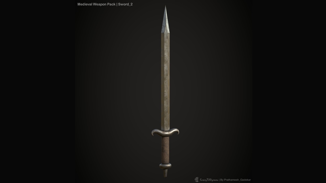 Media 1 for listing Stylized Sword_2 Weapon
