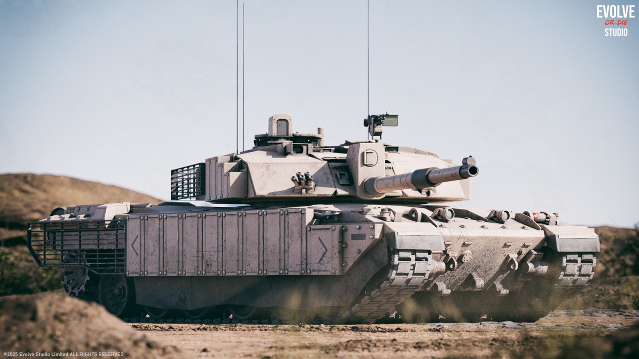 Media 1 for listing Tank Drivable Challenger2 Battle Tank
