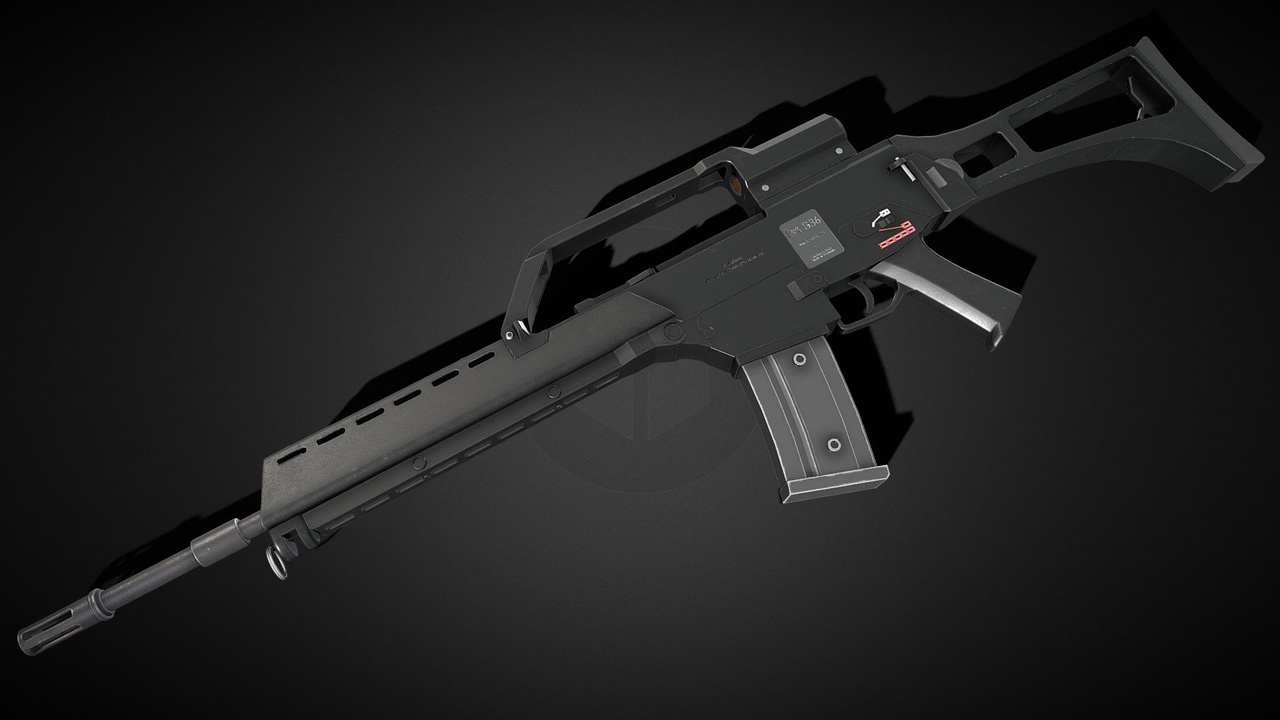 Media 1 for listing '90s German Assault Rifle 🇩🇪