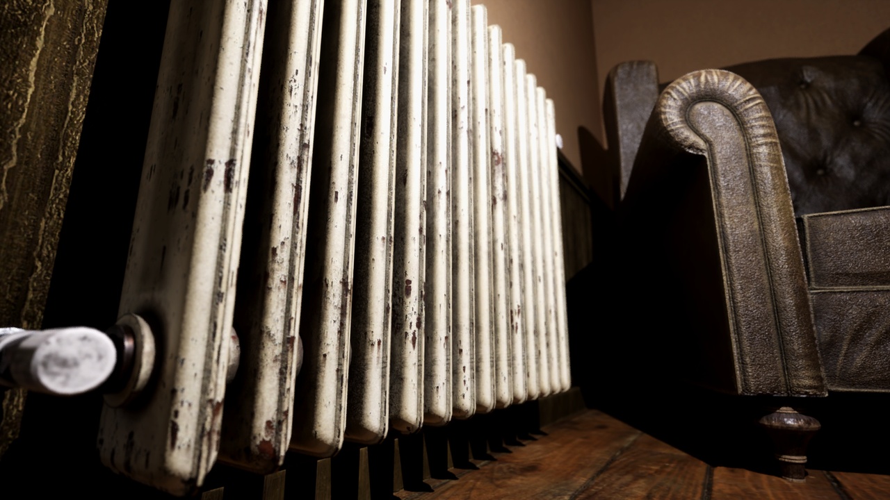 Media 1 for listing Old Cast Iron Radiator Props