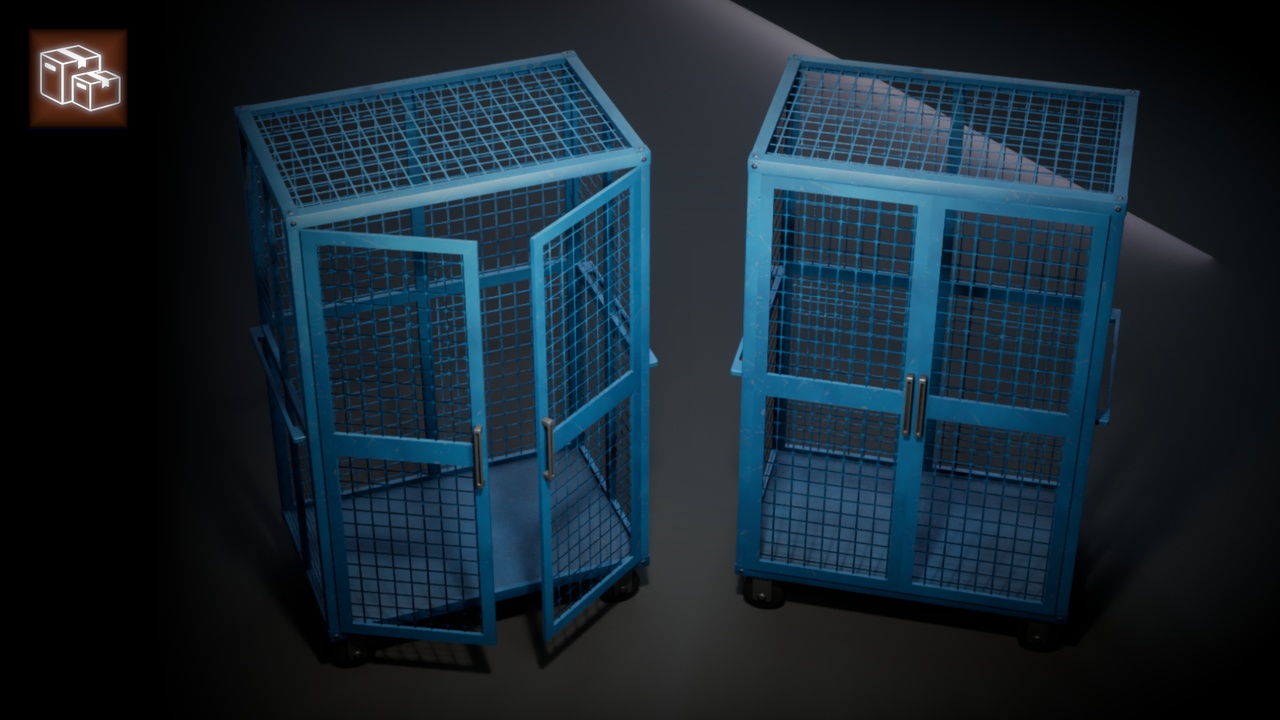 Media 1 for listing Warehouse Security Cage Trolley