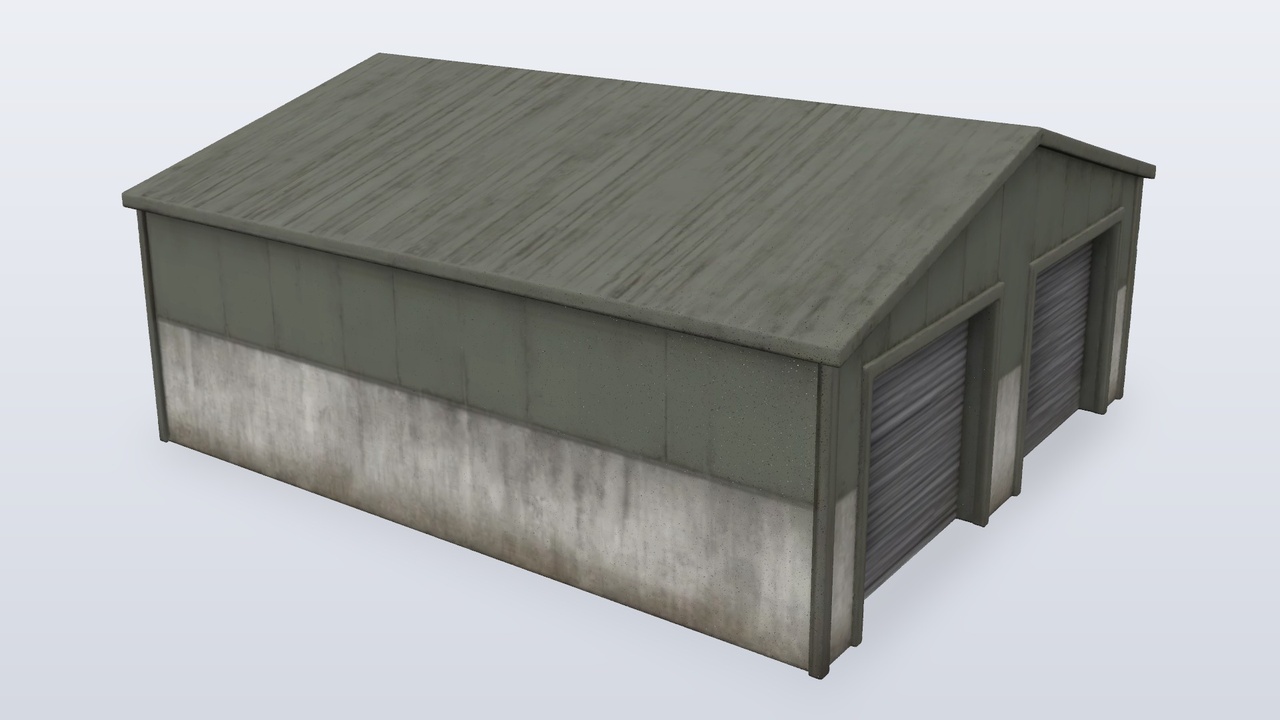 Media 1 for listing Vehicle Maintenance Shed with Roll-up Doors