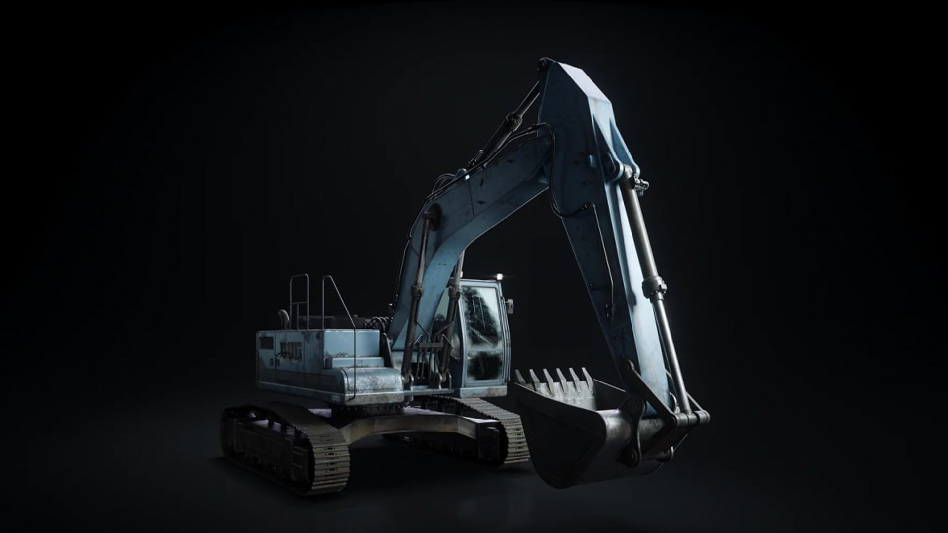 Realistic Tracked Excavator – Construction 3D Model | Fab