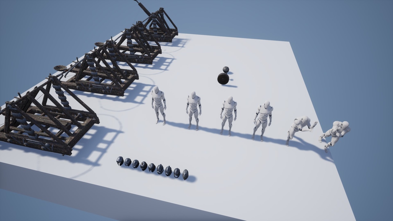 Media 1 for listing Medievals Helms and Catapult