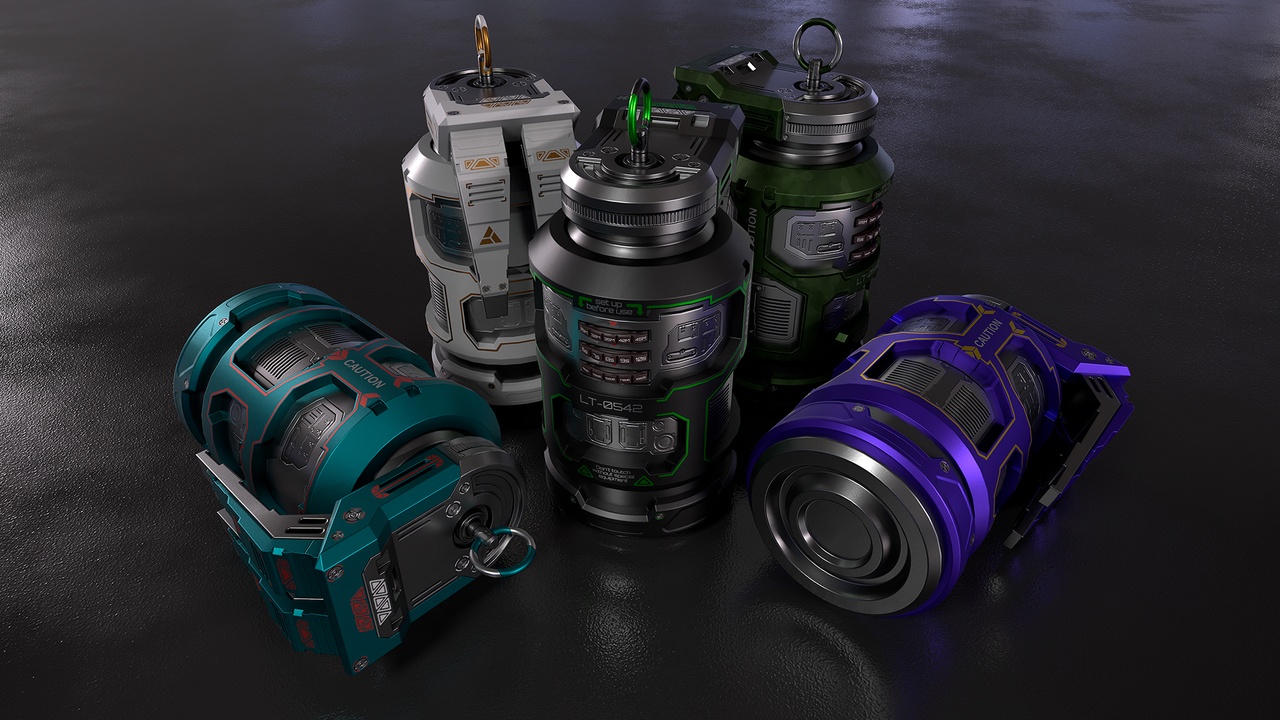 Media 1 for listing Sci-fi Grenade
