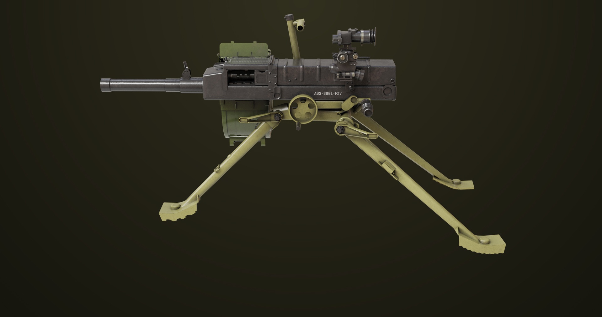 Grenade Machine Guns 06 All PBR Unity UE Textures Included | Fab