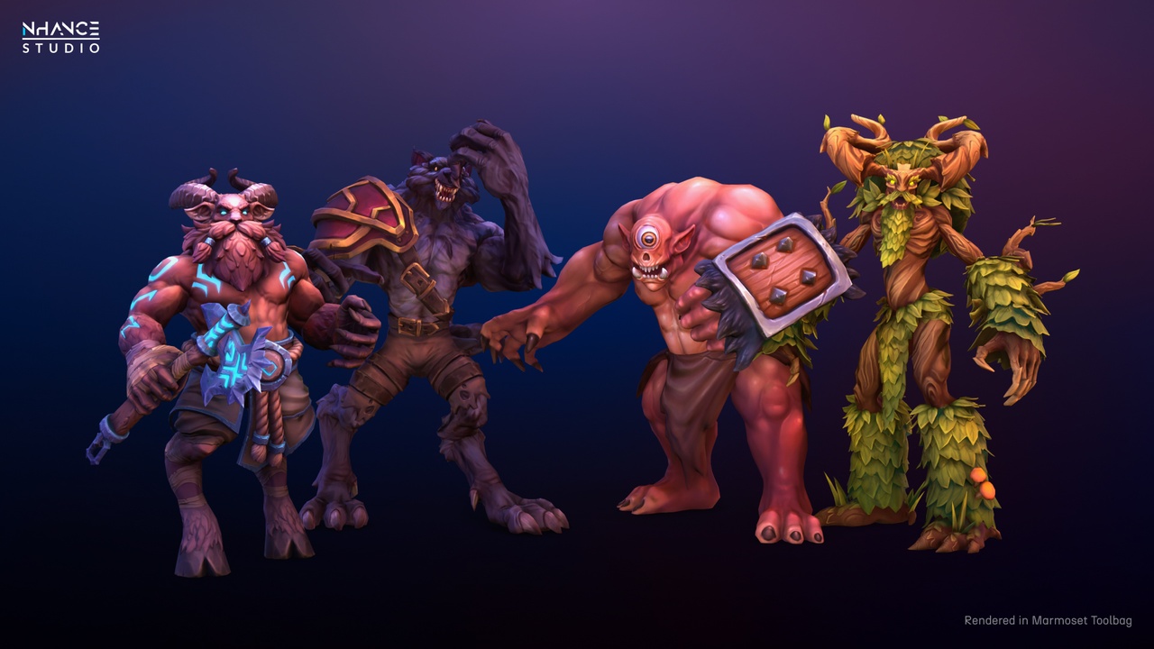 Stylized Fantasy Creatures Bundle #2 ์ ํ ๋ฑ๋ก์ ์ํ ๋ฏธ๋์ด 1๊ฐ