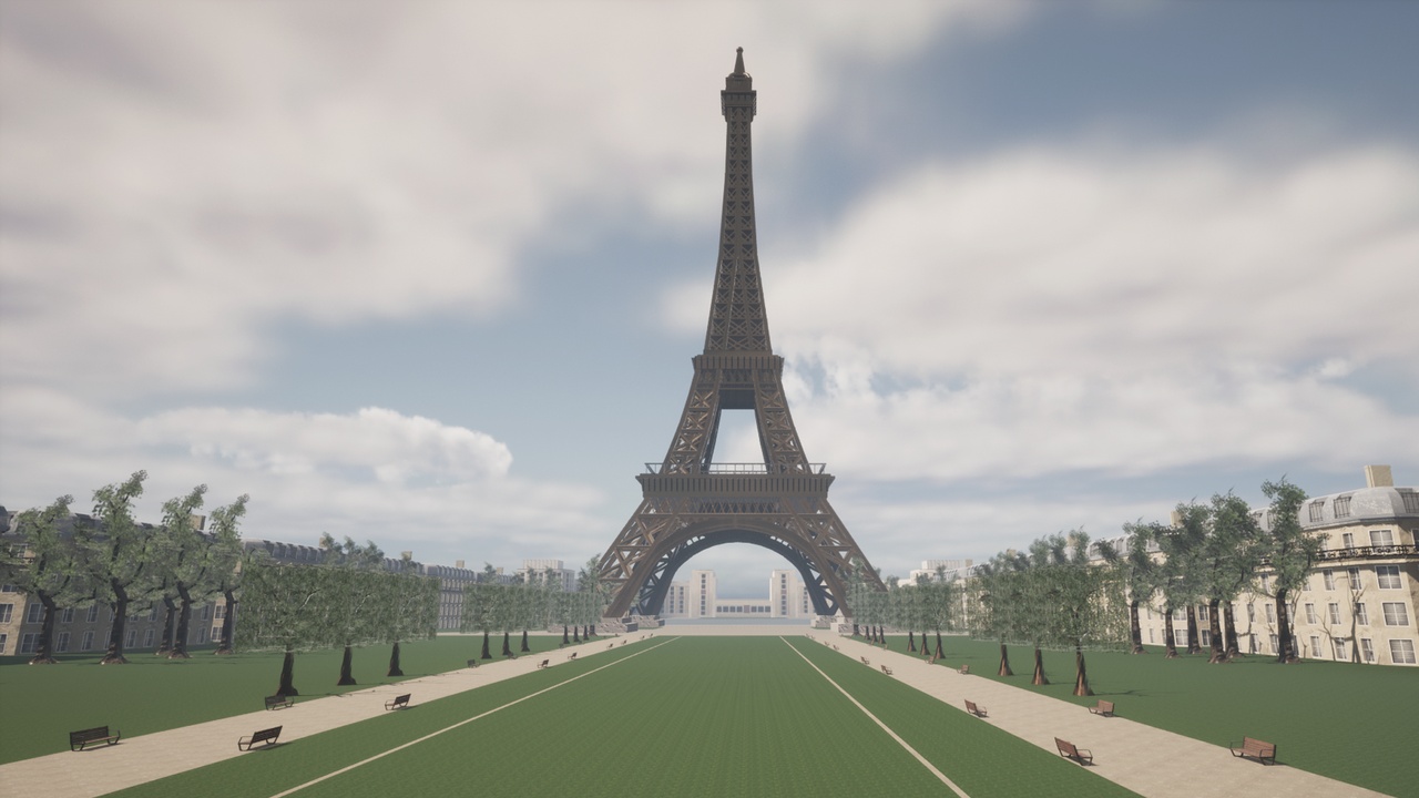 الوسائط 1 للقائمة Paris Cityscape