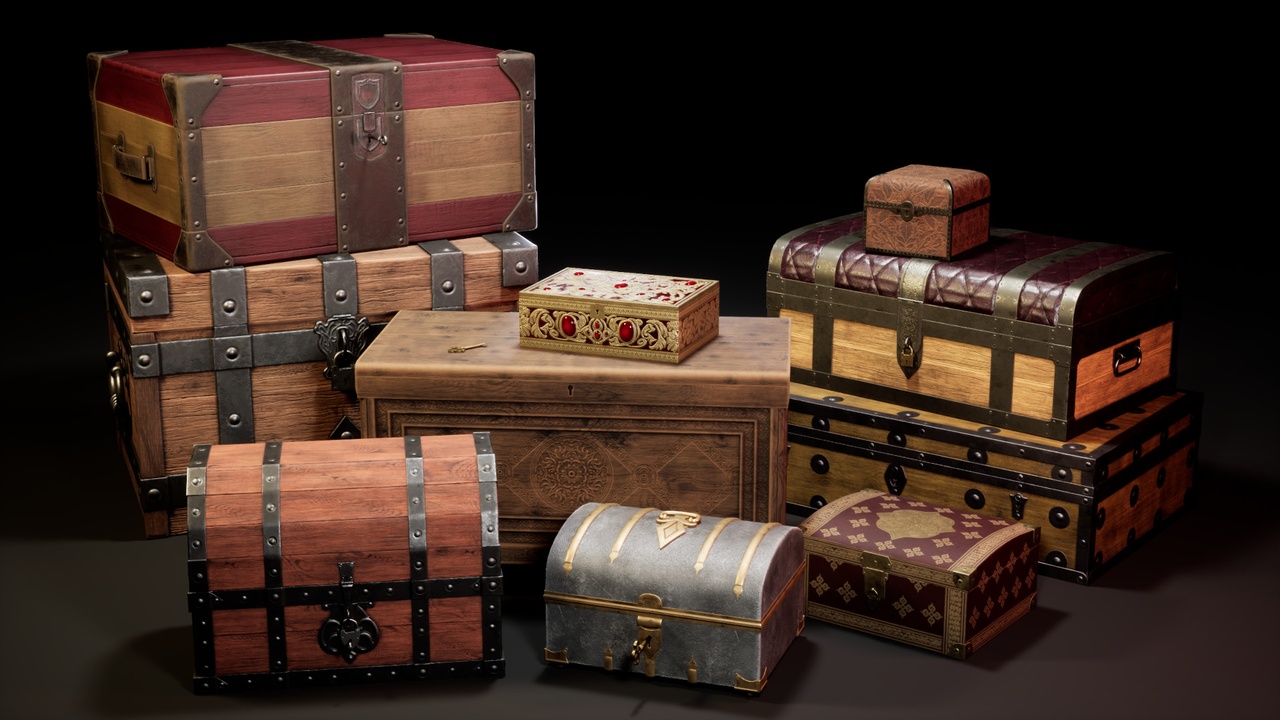 Media 1 for listing Medieval Chests and Boxes