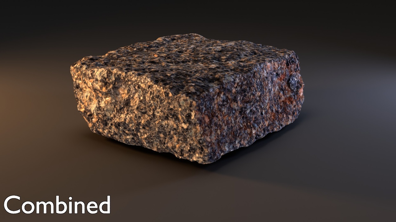 Media 1 for listing Granitic paving stone 07 - High-res mesh