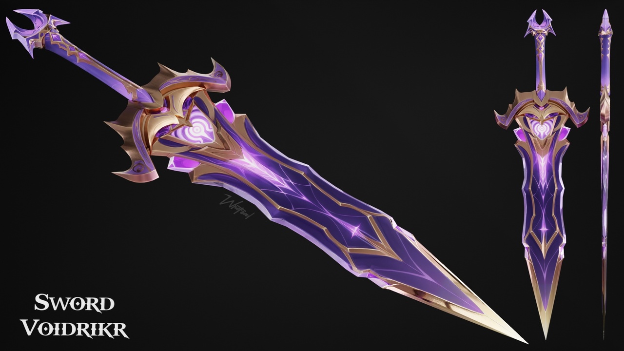 Media 1 for listing Sword Voidrikr [Stylized Fantasy Greatsword]