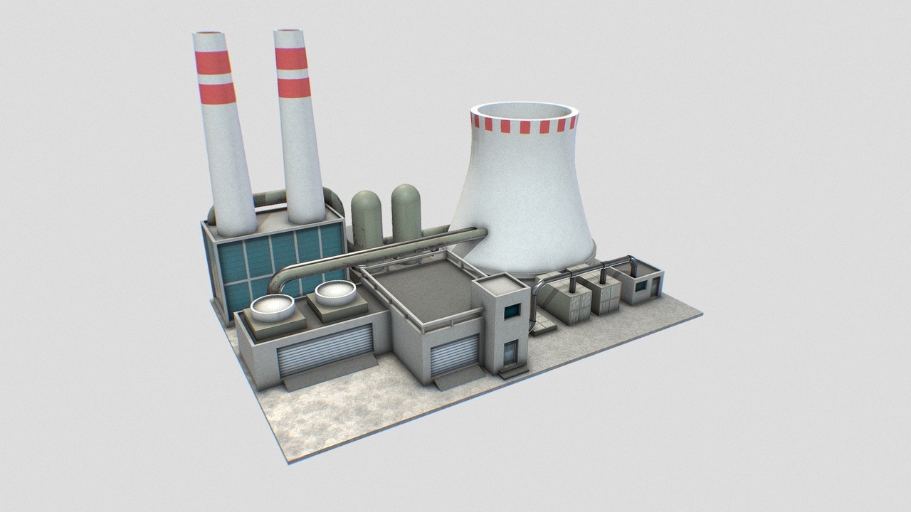 Media 1 for listing Power Plant Cartoony