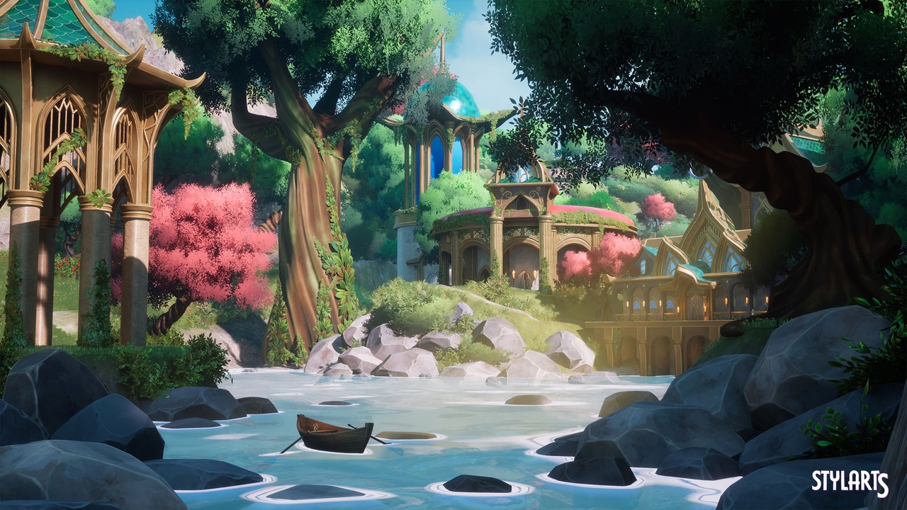 商品 Stylized Elven Valley 的媒体 1