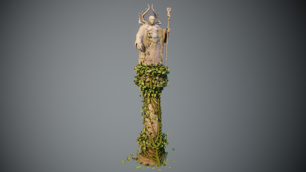 Media 1 for listing Overgrown Statue