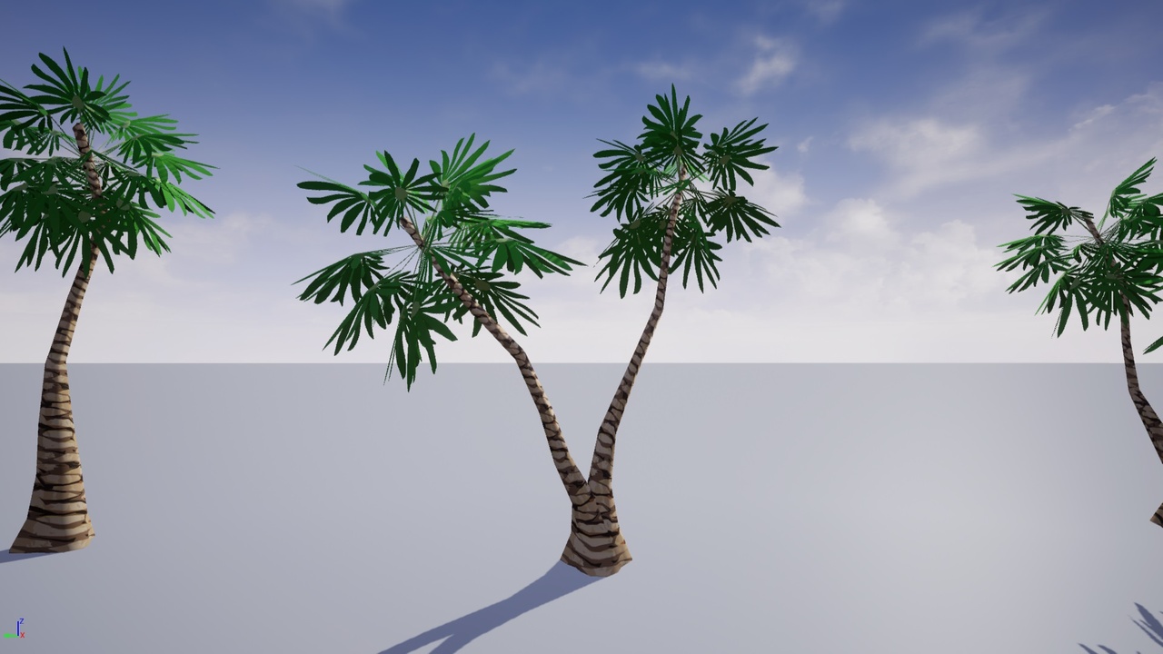 Media 1 for listing Stylized Palm Pack 4 (Cartoon)