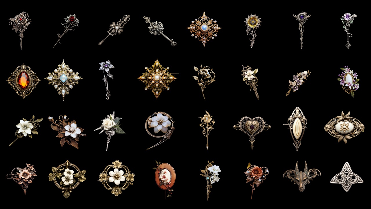 Media 1 for listing Brooch - Icons