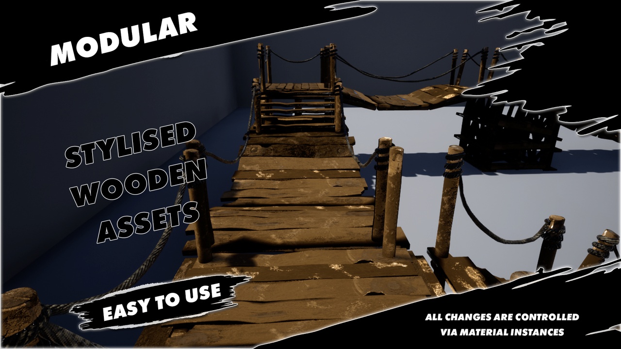 Media 1 for listing Modular wooden assets