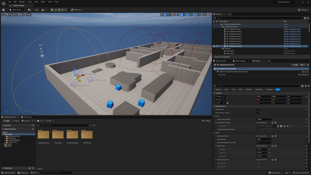 Media 1 for listing AI Spawner - optimized with MassEntity!