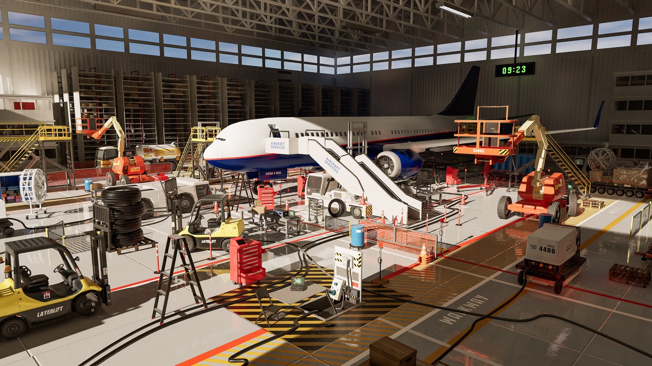 Aircraft maintenance hangar 제품 등록을 위한 미디어 1개