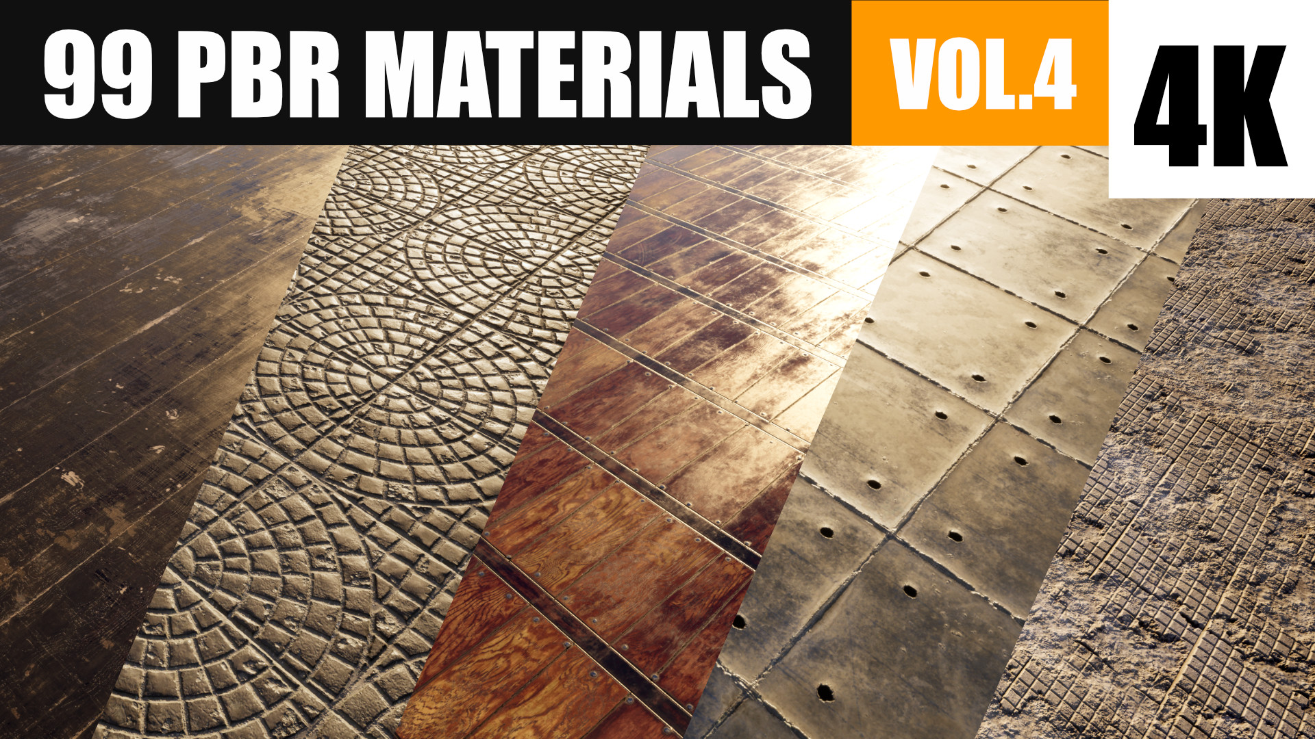 99 PBR Materials Vol.04 | Fab