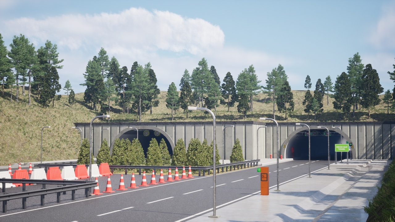 الوسائط 1 للقائمة Highway Tunnel